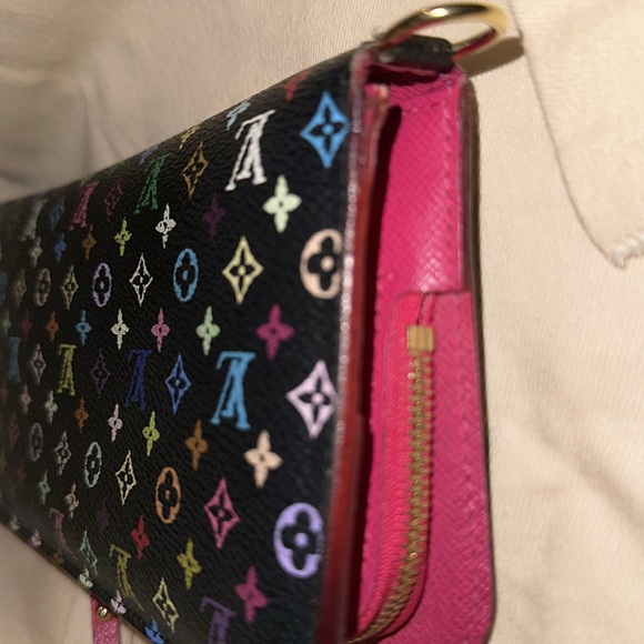 Louis Vuitton Murakami Multicolor Monogram Insolite Wallet Preloved - Picture 11 of 16